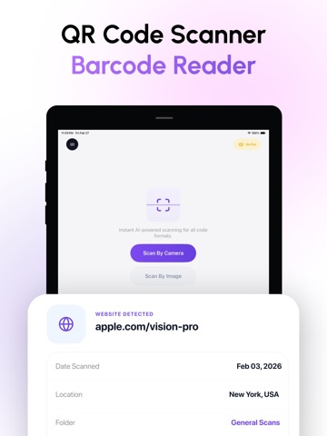 QR Code : Easy Barcode Scanner iPad screenshot