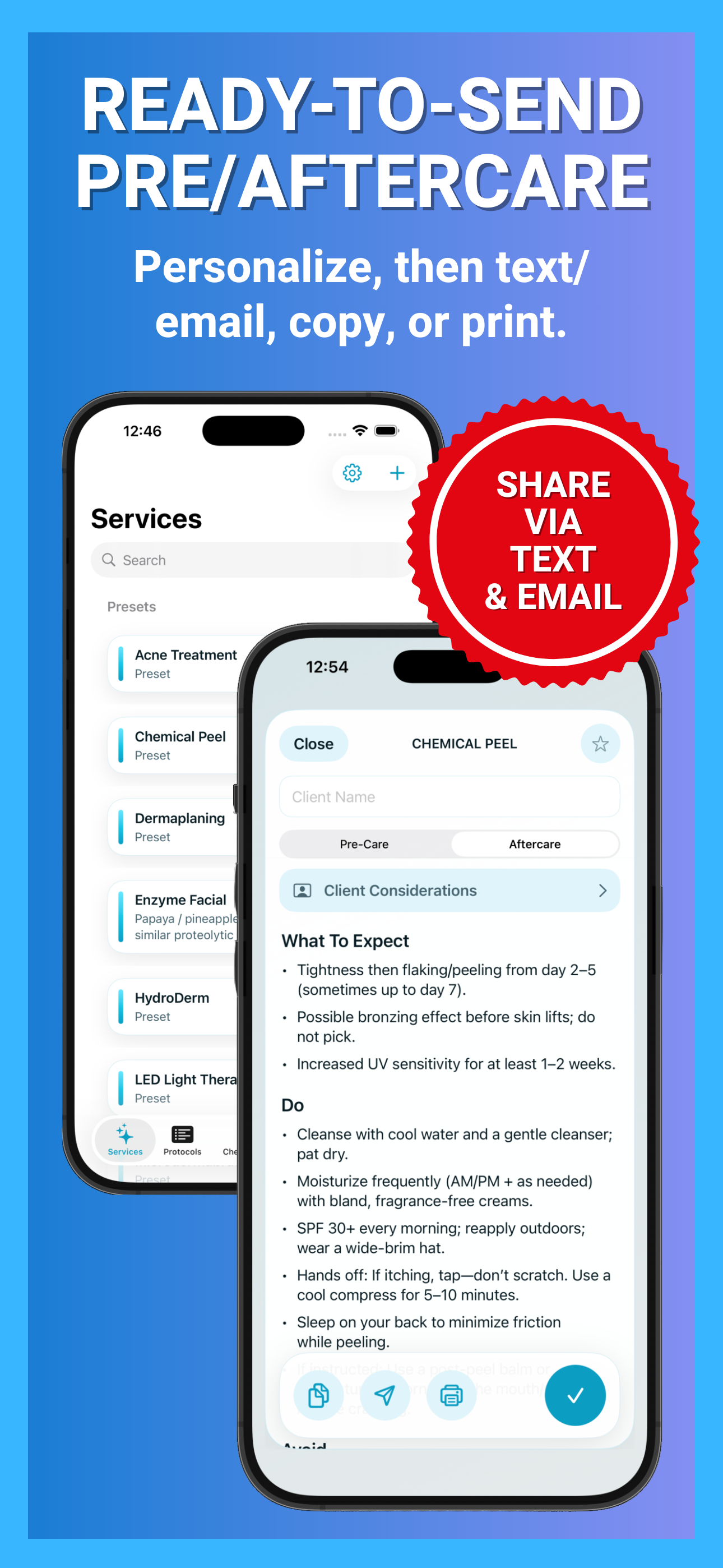 Esthi Client Care Toolkit screenshot 2