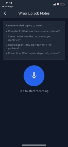 Dex Service Copilot screenshot