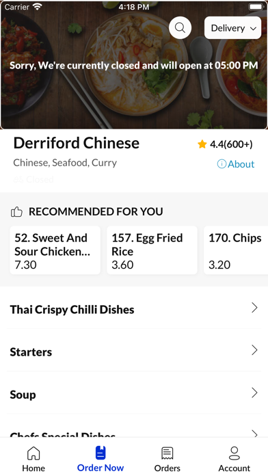 Derriford Chinese Screenshot