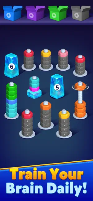 Magic Nut - Match Sort Puzzle screenshot 2
