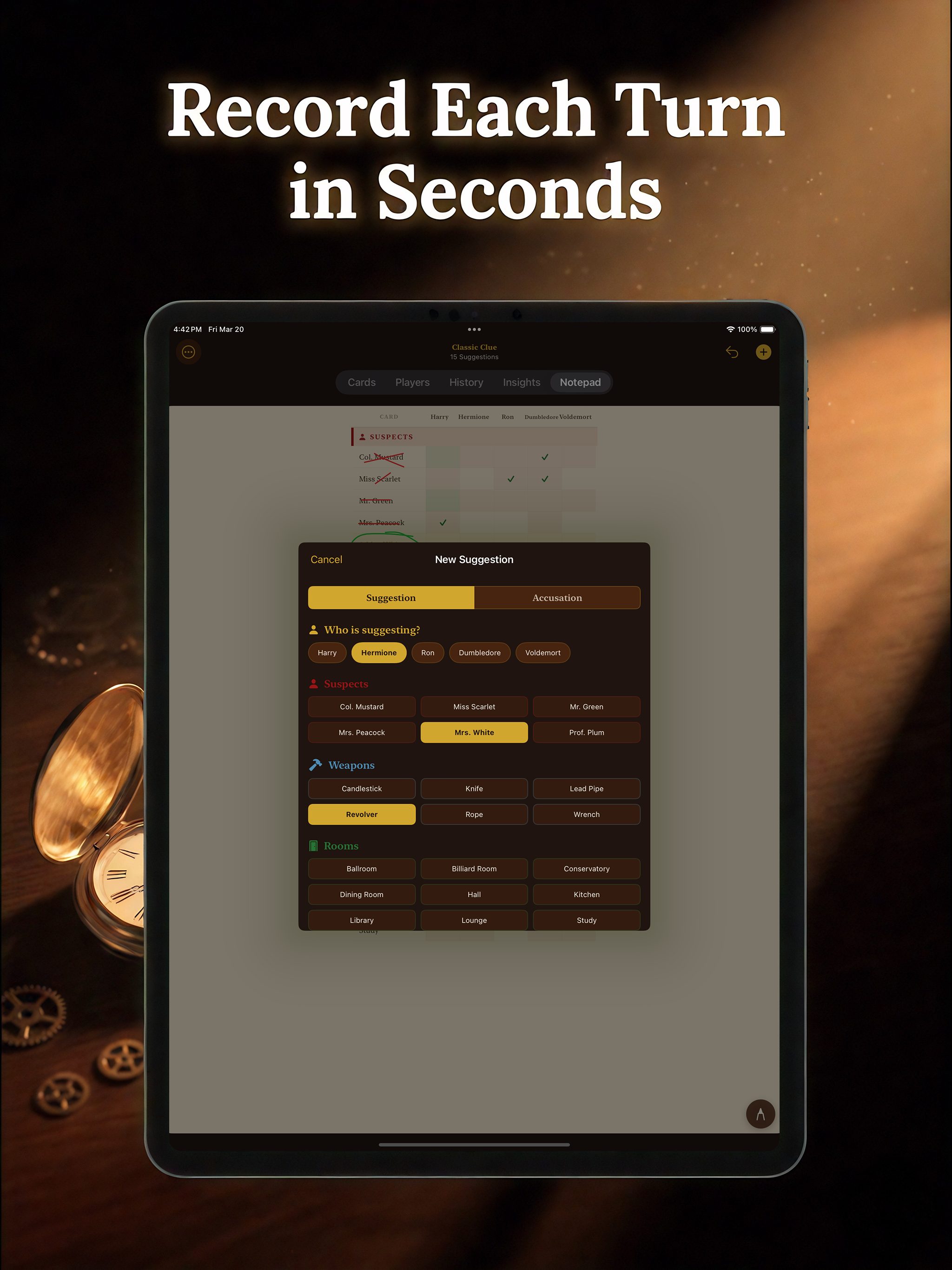 Clue Solver: Detective Notepad screenshot 9