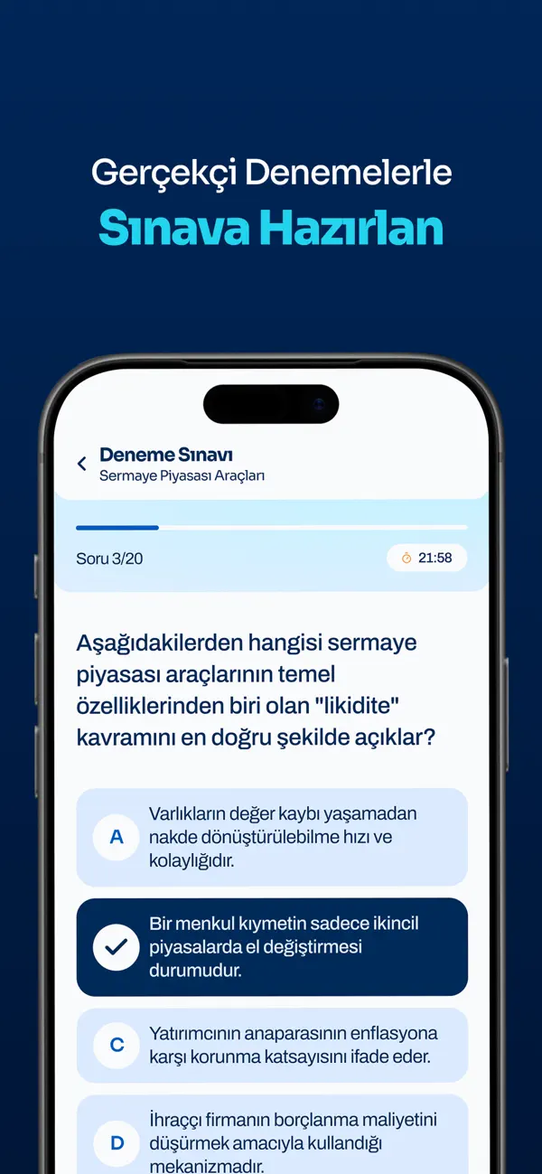 Screenshot #3 pour BenzerSor: Sınav Soru Bankası