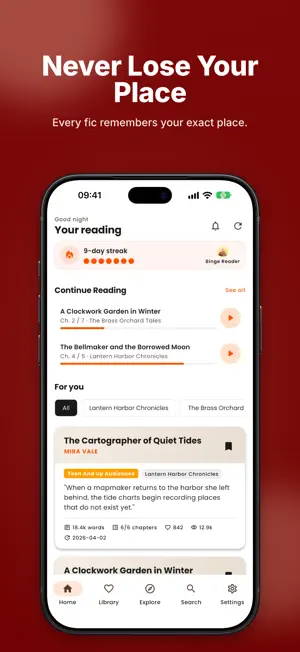 ArchFic: AO3 Unofficial Reader screenshot 2