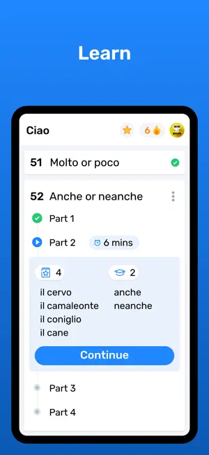 Wlingua - Learn Italian screenshot 2