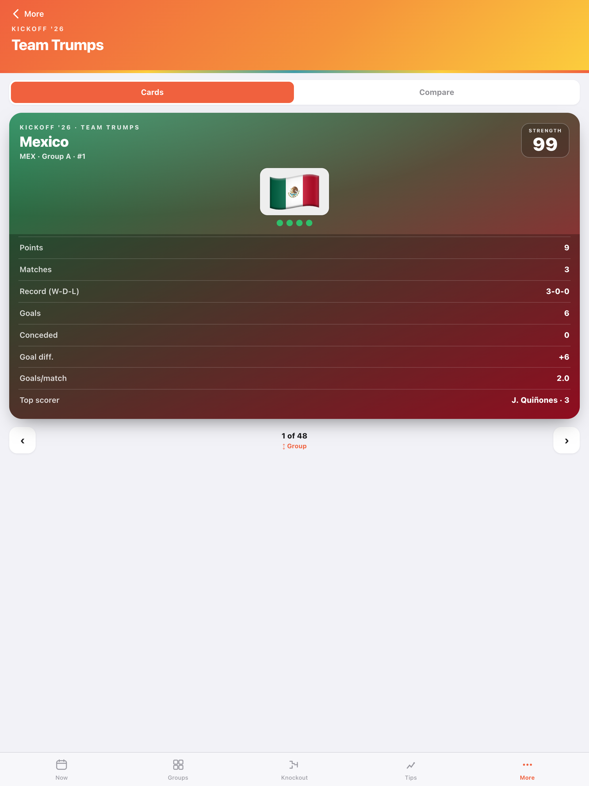 KickOff '26 – Live Scores