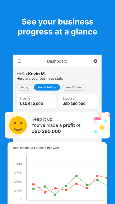 BOOKKEEPA™ iPhone screenshot 2 - Business app