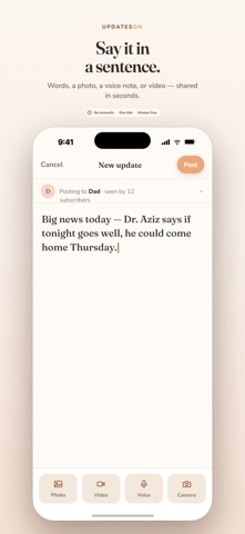 UpdatesOn: Family Updates Screenshot 4 of 5