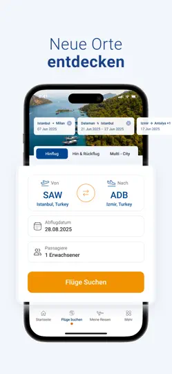 Screenshot von SunExpress Airlines auf dem iPhone 3