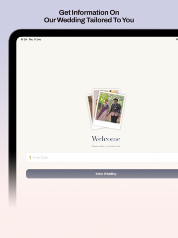 Manoj & Shrishti's Wedding iPad screenshot