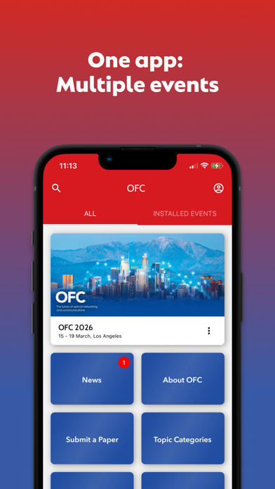 OFC Conference screenshot