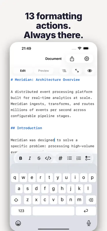 Krux - Markdown Editor screenshot 2 of 8