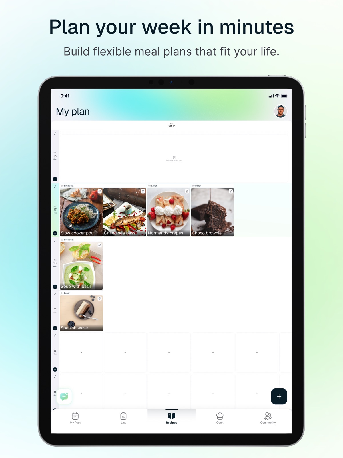 KitchenCopilot AI Meal Planner ipad screenshot 3