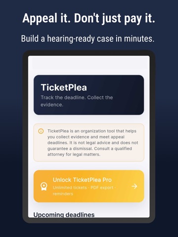 TicketPlea: Parking Appeal
