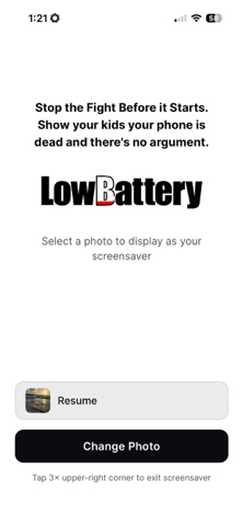 Low Battery Screen screenshot 3