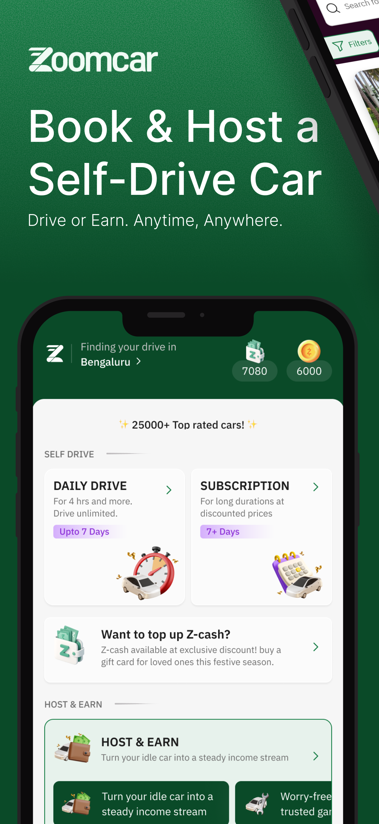 Zoomcar: Car rental for travel