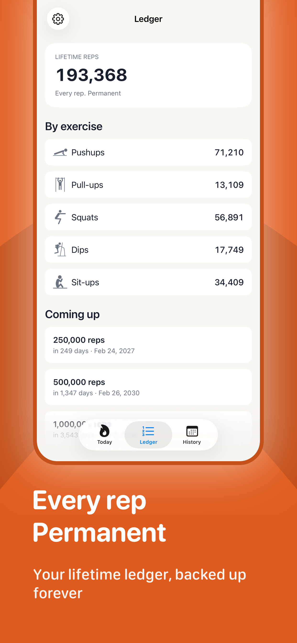 Streak Ledger: Rep Counter screenshot 2
