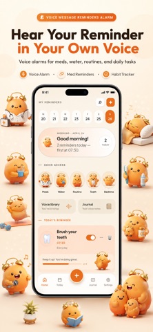 Voice Reminders Alarm Clock Screenshot 2 of 8