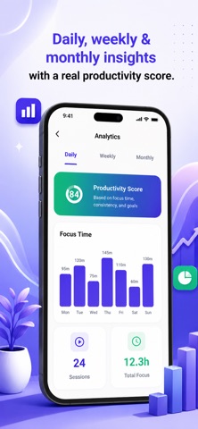 Zen Meld - AI Focus Timer Screenshot 6 of 7