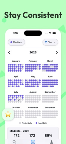 LifeStats - Habit Tracker iPhone screenshot
