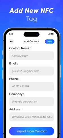 NFC Tags Card Reader screenshot