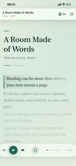 Easy_Reader screenshot 1