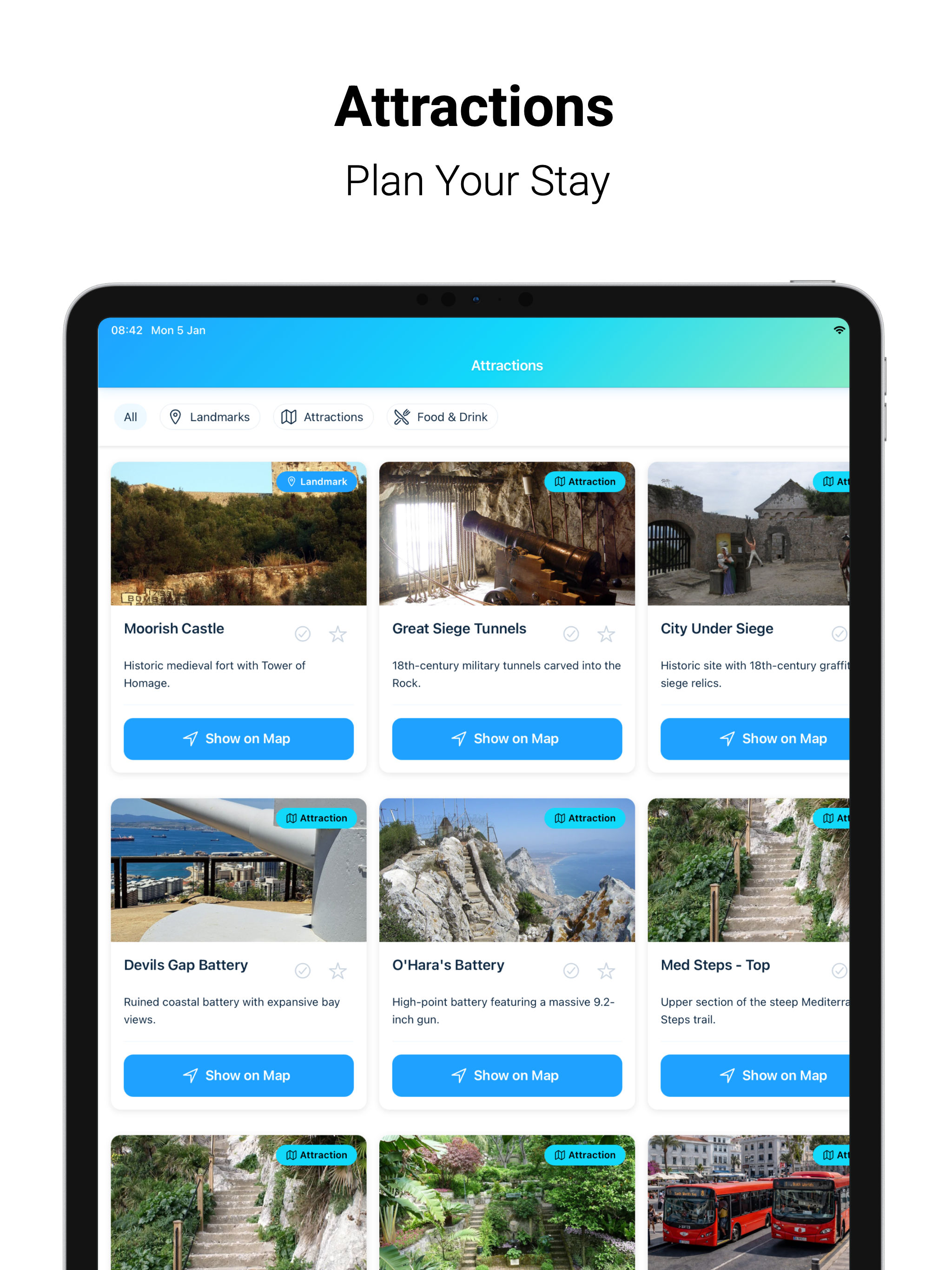 Discover Gibraltar Map & Tours