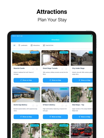 Discover Gibraltar Map & Tours iPad screenshot
