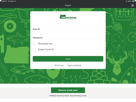 Oregonians Mobile iPad screenshot 1 - Finance app