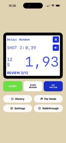 ShotTimer Pro - Shooting Timer Screenshot 2 of 5