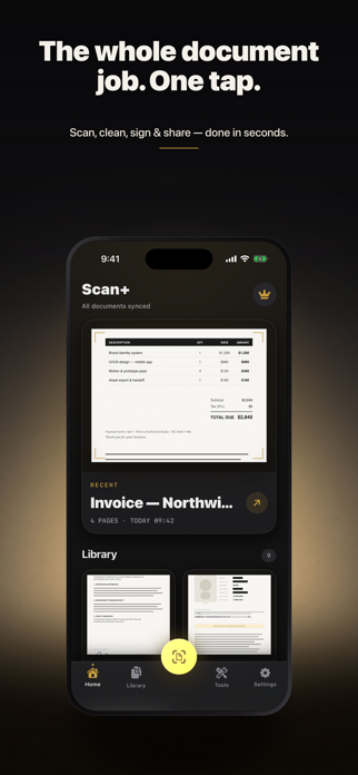 Scan+: AI PDF Document Scanner Screenshot 1 of 5