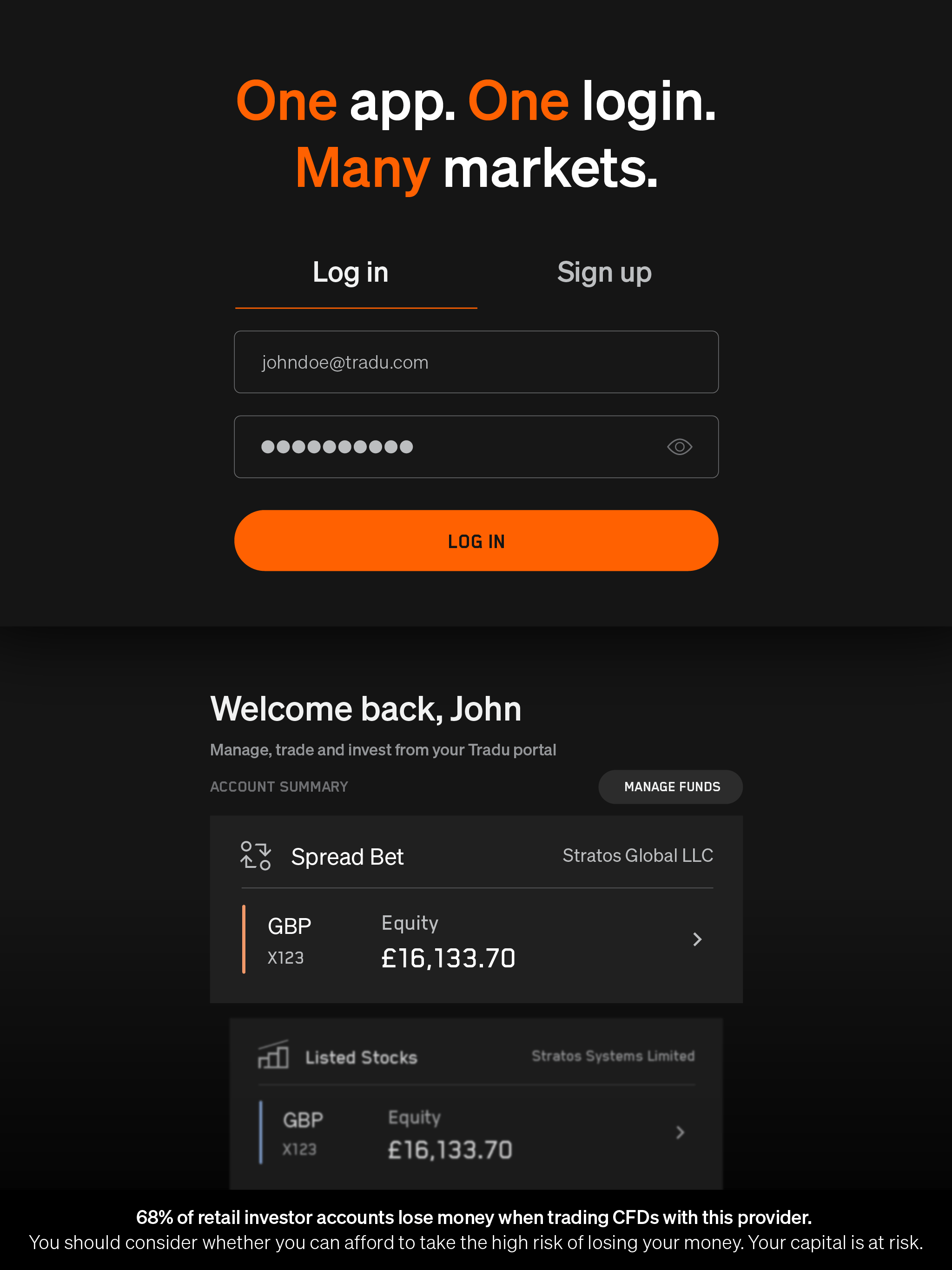 Tradu: Stocks, Forex, and CFDs