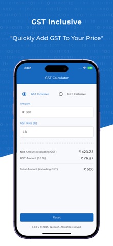 Easy GST Calculator screenshot