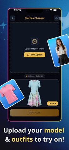 FitSwap: AI Clothes Changer iPhone screenshot