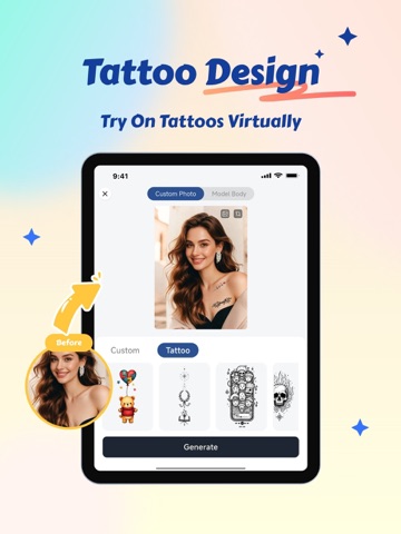 Styli: AI Virtual Try On iPad screenshot