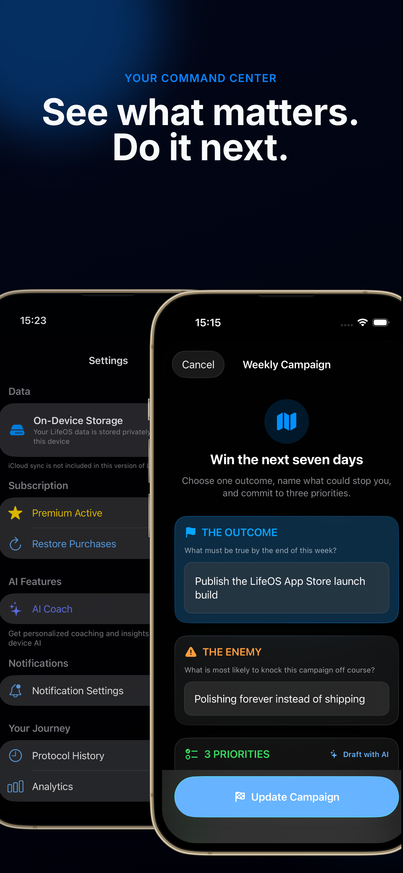 LifeOS: Life Organizer screenshot 4