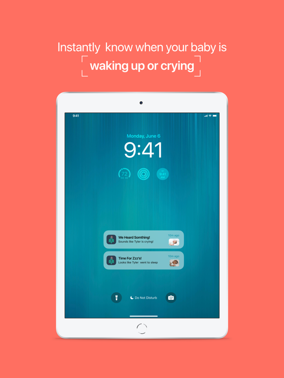 Luna Baby: Smart Baby Monitor iPad screenshot 5 - Lifestyle app