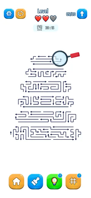 Arrow Out Puzzle Brain Bosting screenshot 3