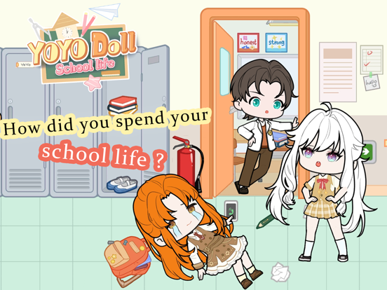 Screenshot #4 for YOYO Doll School Life Dress Up