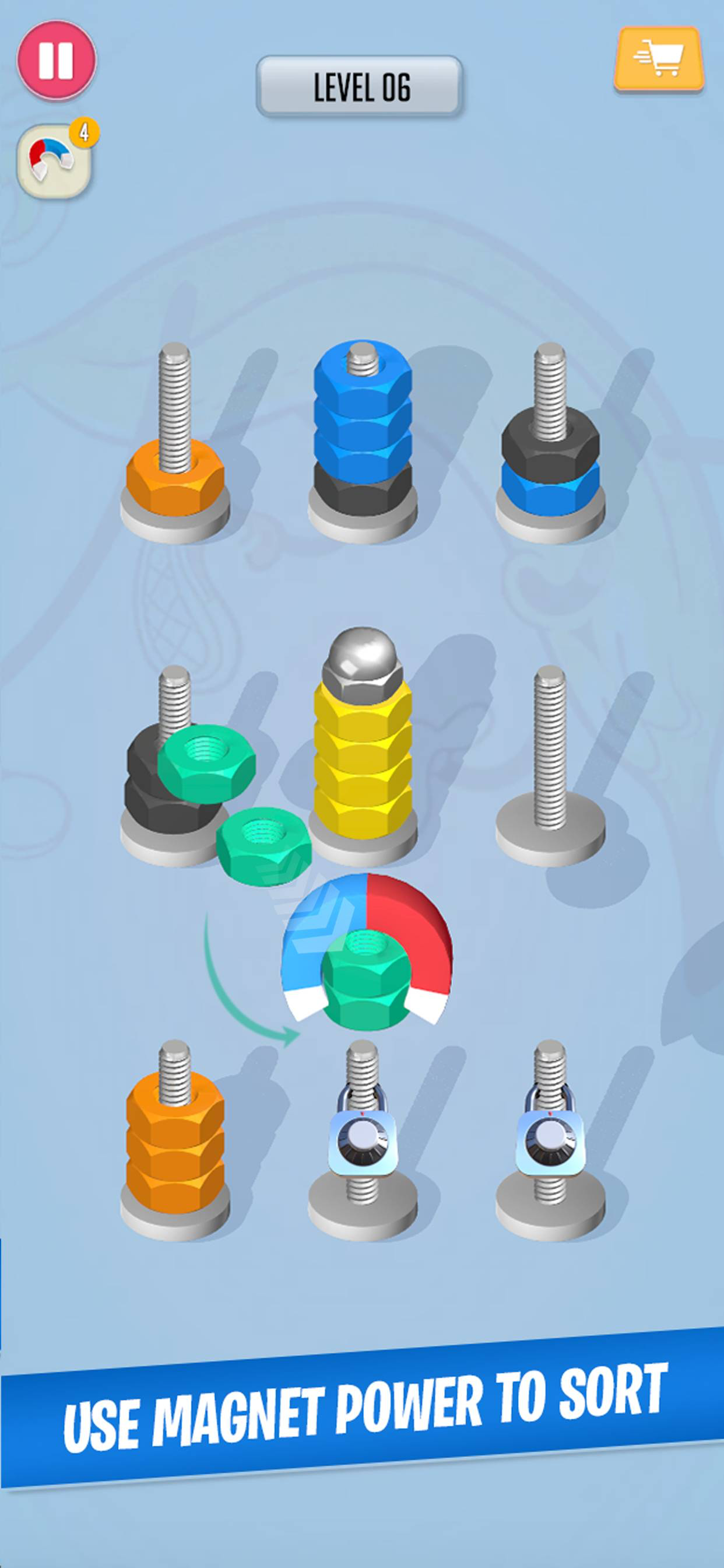 Nut Color & Texture Sort screenshot 5