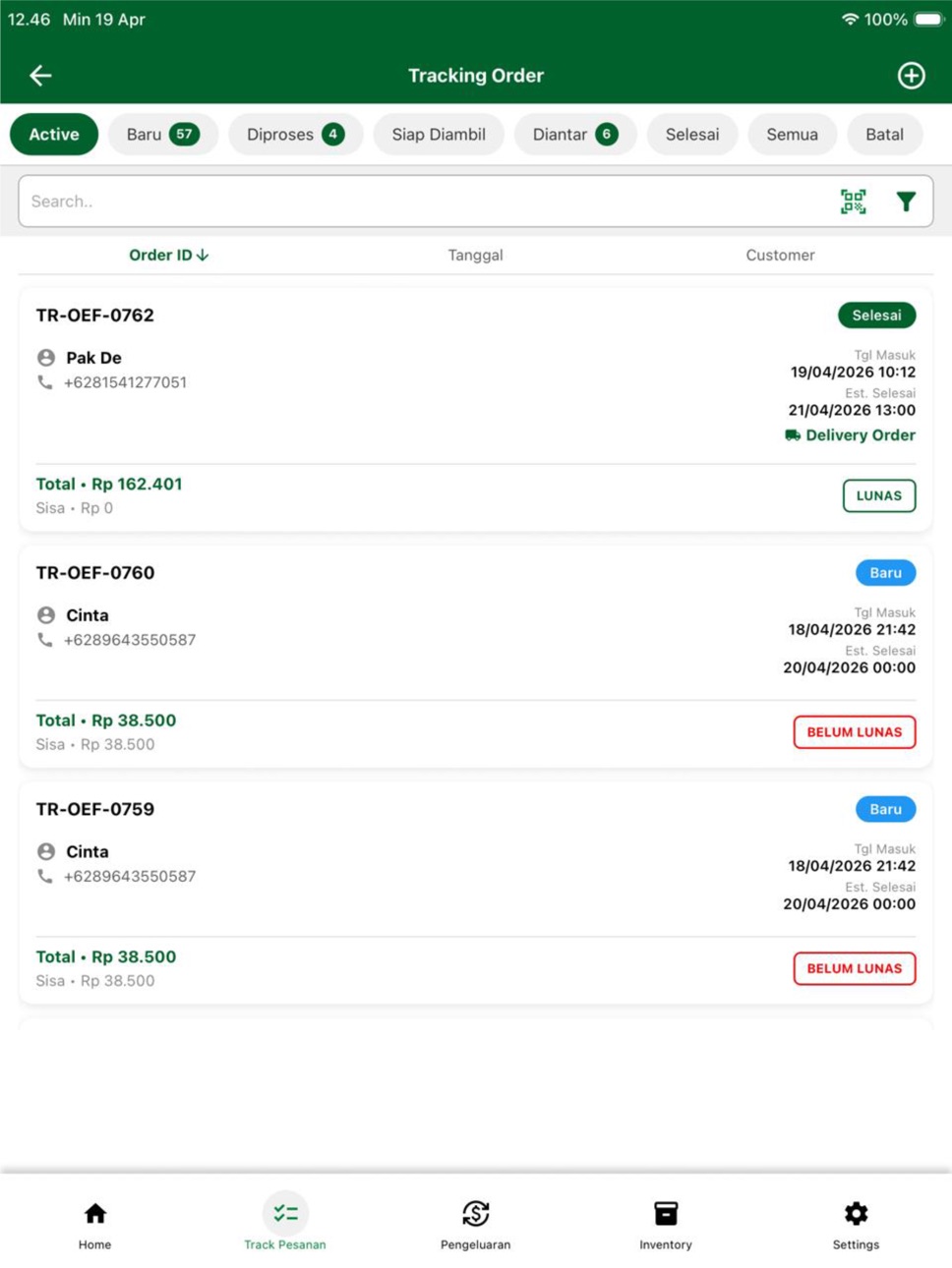 iPad screenshot