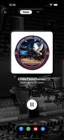 Radio Jesus Te Llama iPhone screenshot
