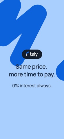 Taly | Split your payments App Store preview screenshot 1