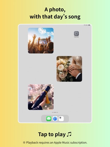 TuneFrame - Photo Music Widget iPad screenshot