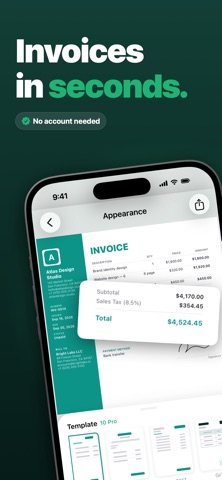 Invoice Maker App : GoInvoice Screenshot 1 of 7