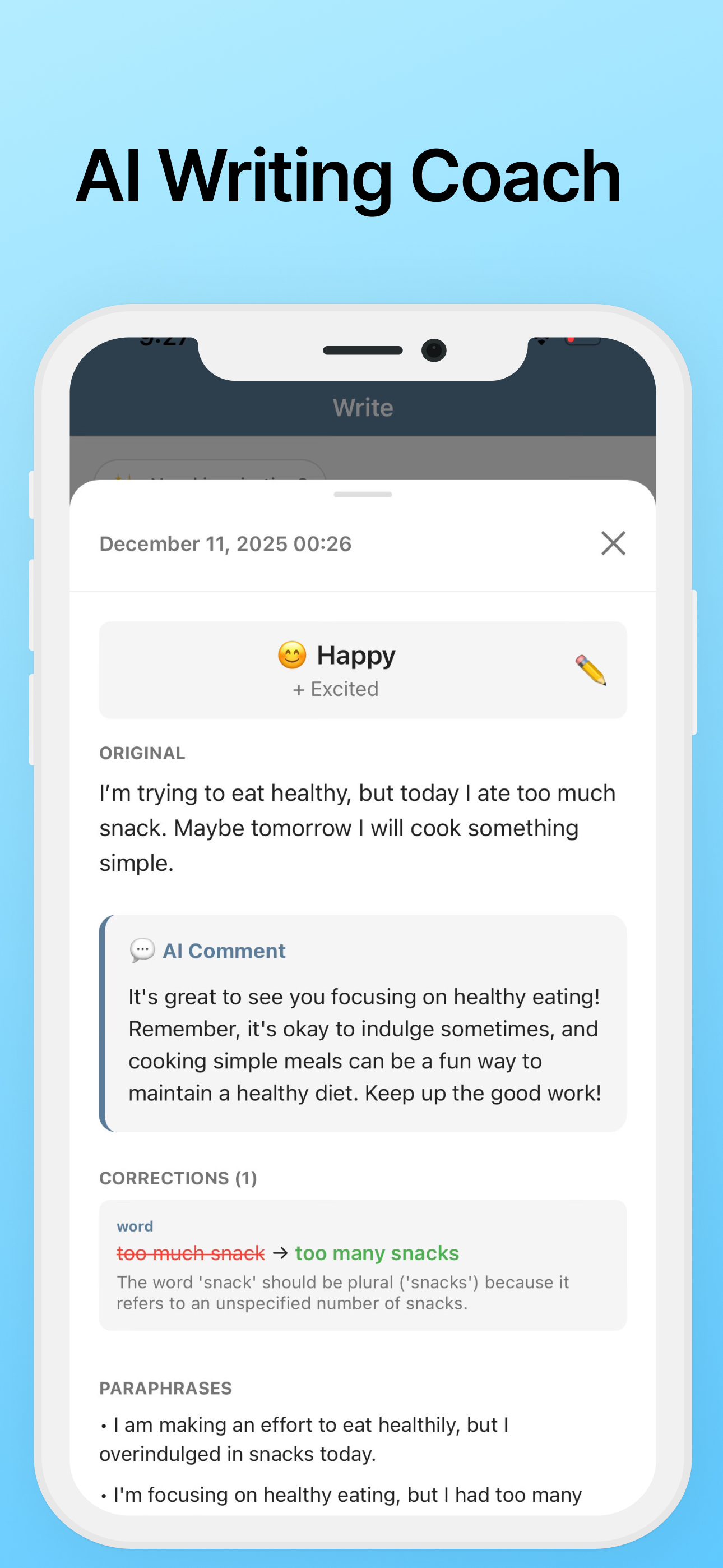 EnglishJournal screenshot 2
