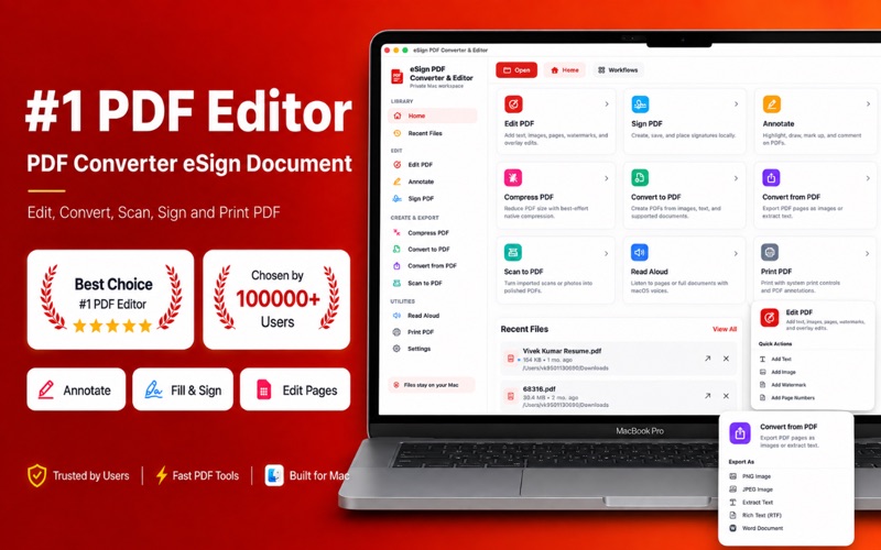 eSign PDF Converter & Editor screenshot