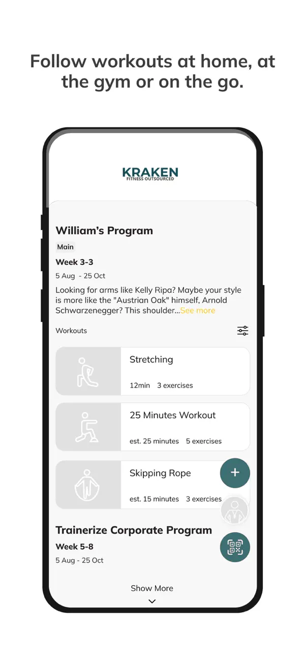 Screenshot #3 pour Kraken Fitness