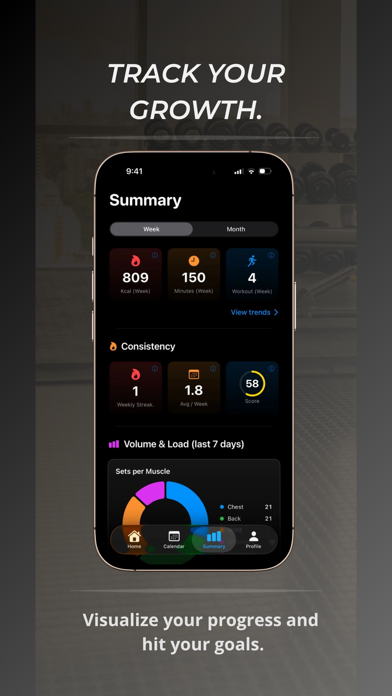 Dynamis - Workout Tracker Screenshot 4 of 5