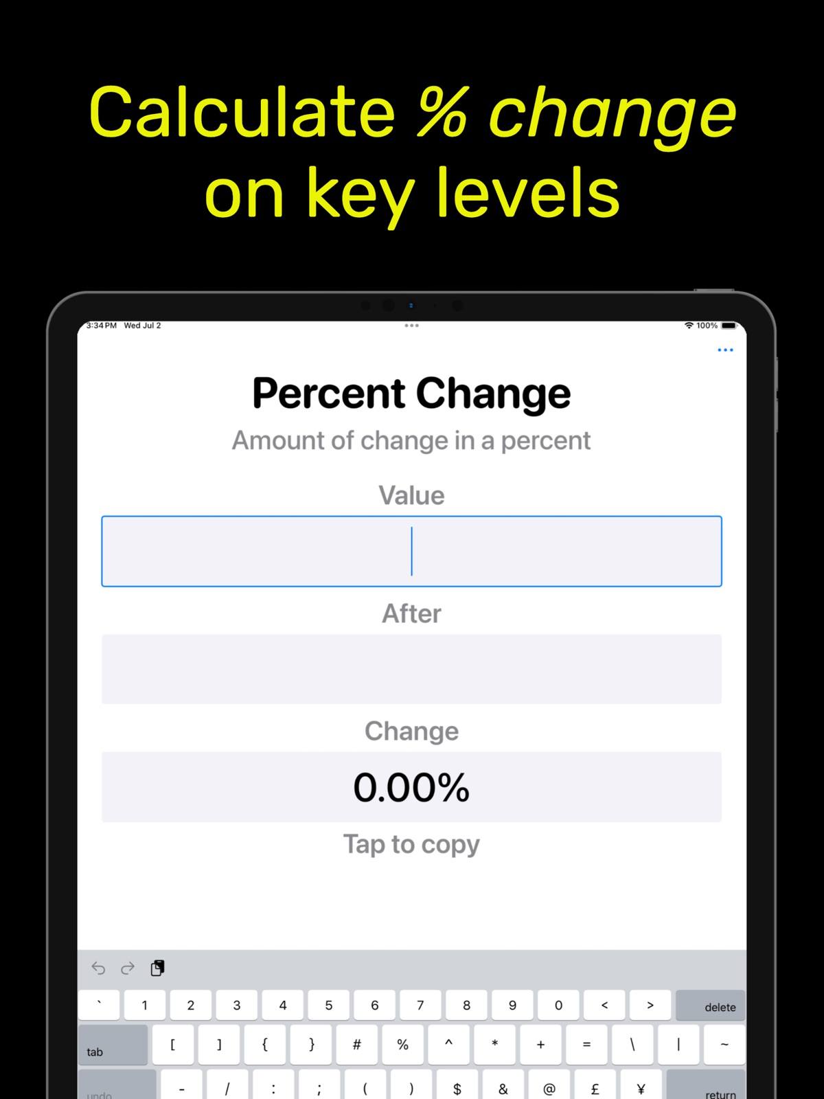 Stock Trading Calculator ipad screenshot 3